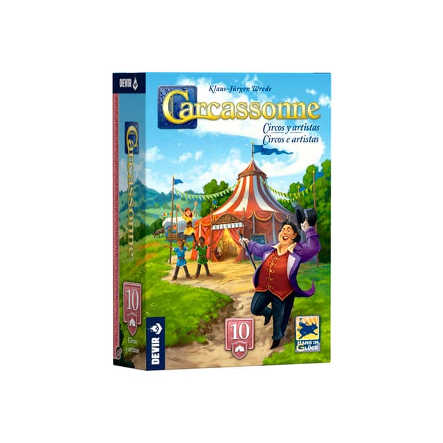 Portada de Carcassonne Exp. 10  - Circos y Artistas