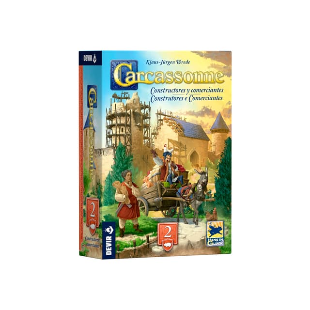 Portada de Carcassonne Expansion 2 Constructores y Comerciantes