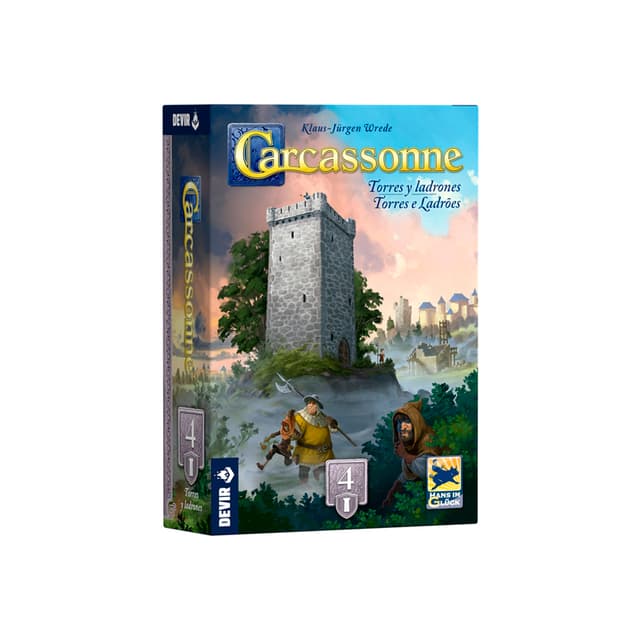 Portada de Carcassonne Exp. 4  - Torres y Ladrones
