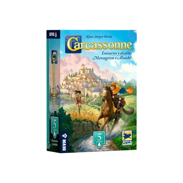 Portada de Carcassonne Exp. 5  - Emisarios y Alcaldes