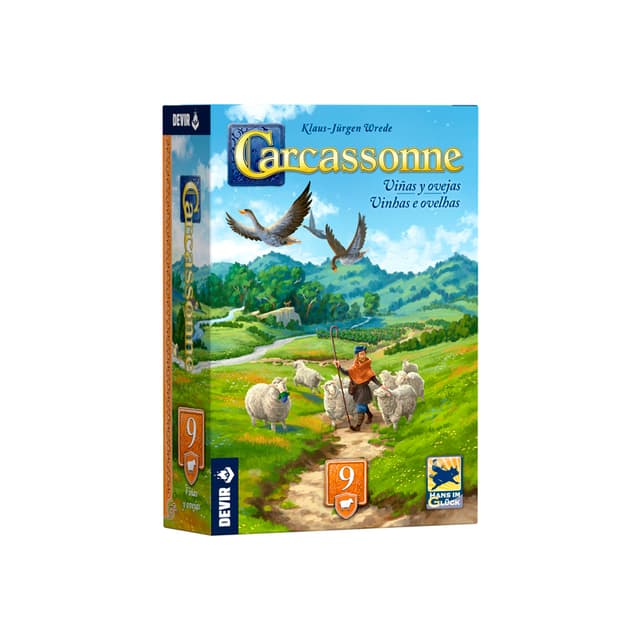 Portada de Carcassonne Exp. 9  - Viñas y Ovejas