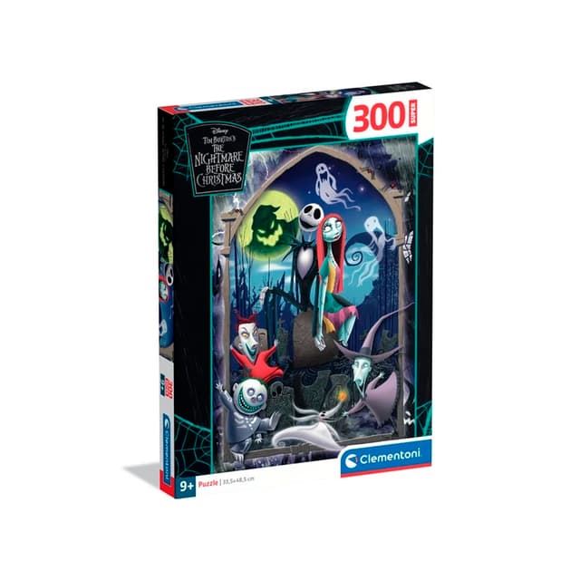 Portada de Disney The Nightmare Before Christmas Puzzle Clementoni 300 piezas