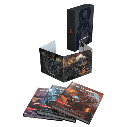 Portada de Dungeons & Dragons Set de regalo de los reglamentos básico
