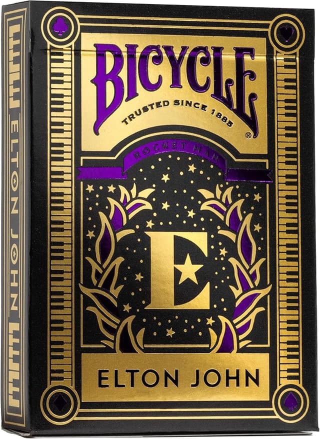 Portada de Baraja Bicycle Elton John