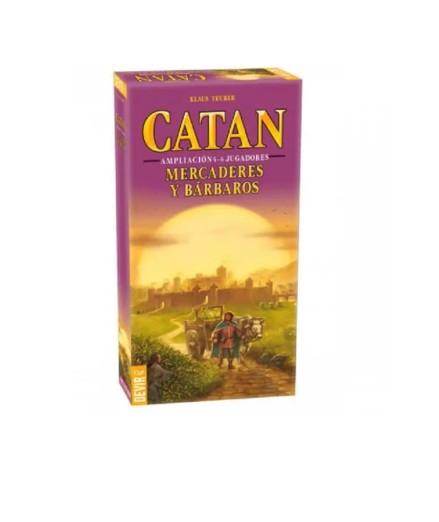 Portada de Catan Mercaderes y Bárbaros exp 5 y 6 jugadores