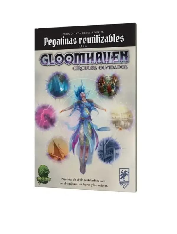 Portada de Gloomhaven Circulos Olvidados Removable Stickers