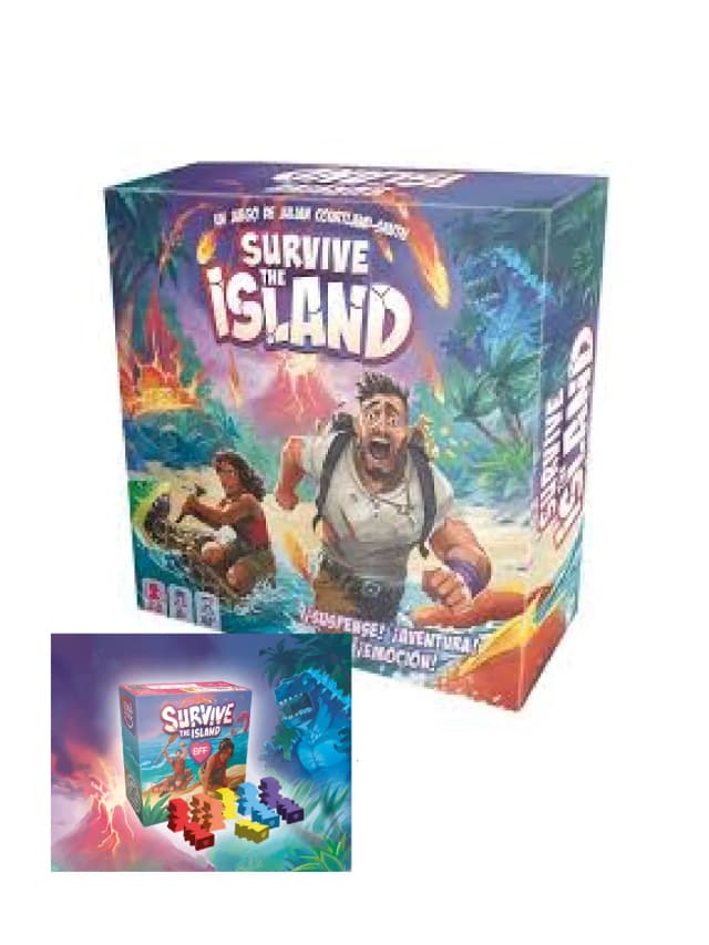 Portada de Survive the Island con Mini expansión BFF