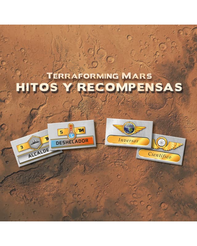 Portada de Terraforming Mars Hitos Y Recompensas Expansion