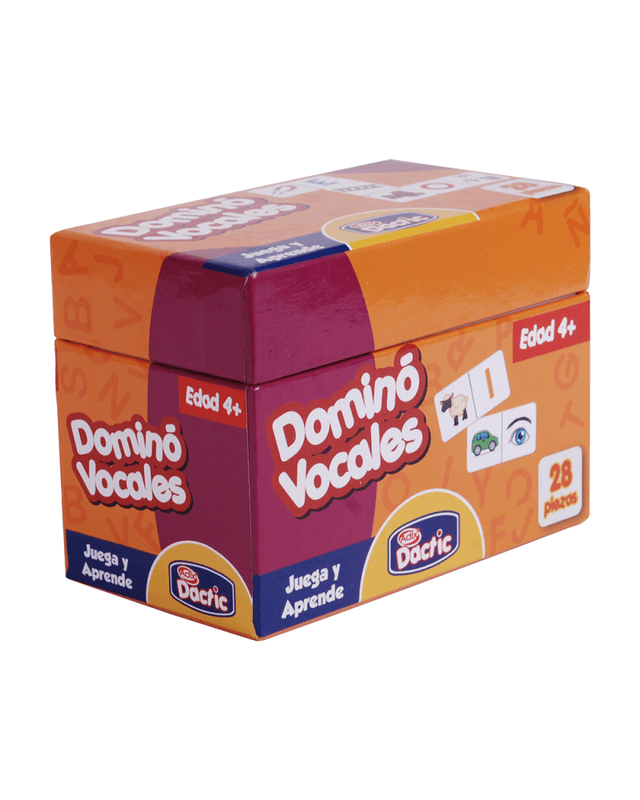 Portada de Dominó Vocales
