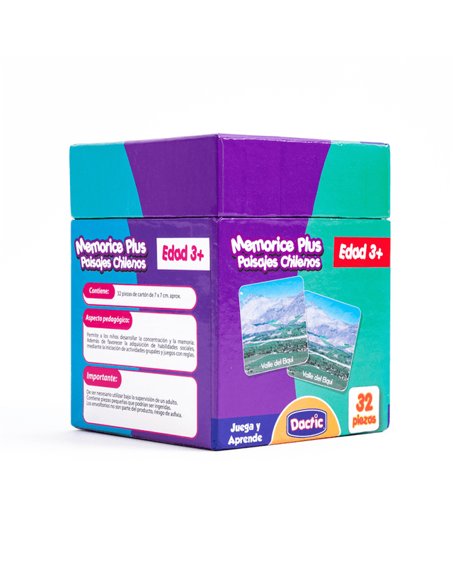 Portada de Memorice Plus Paisaje Chileno
