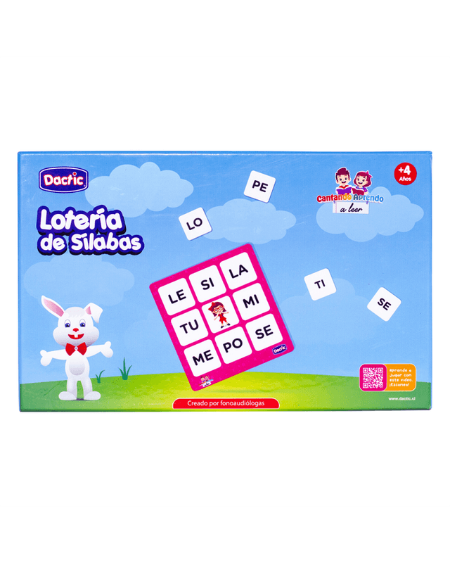 Portada de Lotería de Sílabas