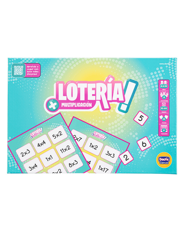 Portada de Lotería de Multiplicaciones