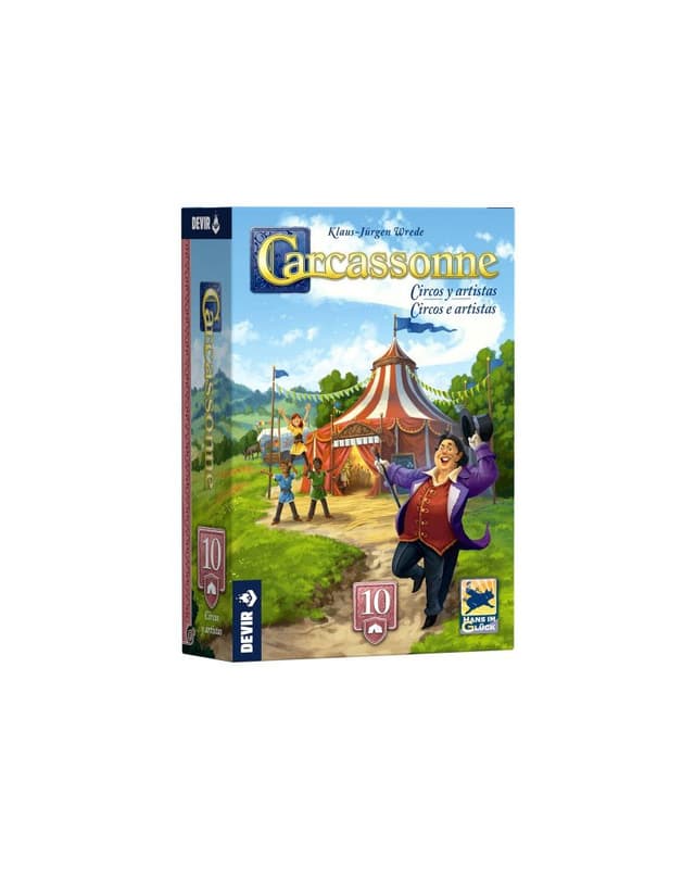 Portada de Carcassonne Circos Y Artistas Expansion 10