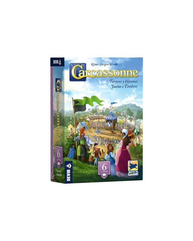 Portada de Carcassonne Torneos Y Blasones Expansion 6