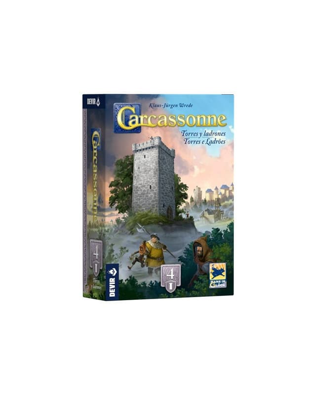 Portada de Carcassonne Torres Y Ladrones Expansion 4
