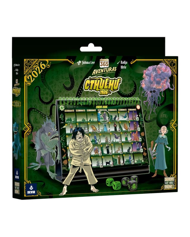 Portada de Calendario 365 Aventuras Cthulu