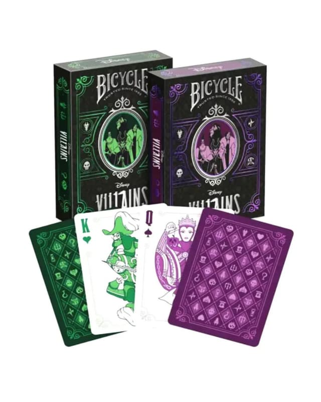 Portada de Naipe Bicycle Disney Villains