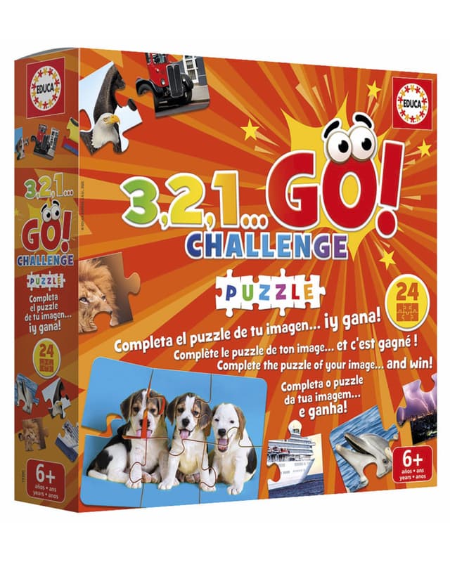 Portada de Challenge 3,2,1 Go! Puzzle