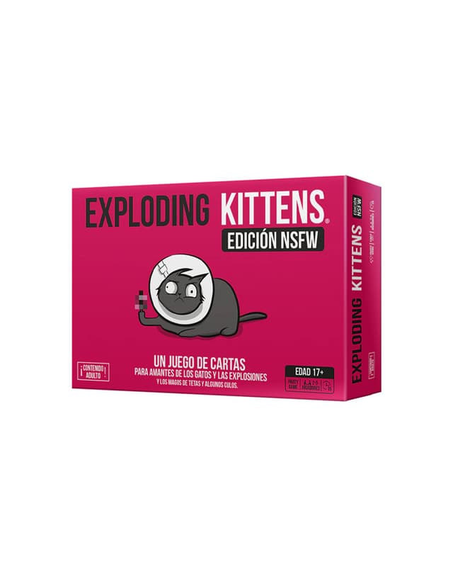 Portada de Exploding Kittens Nsfw Edicion 30 Pink