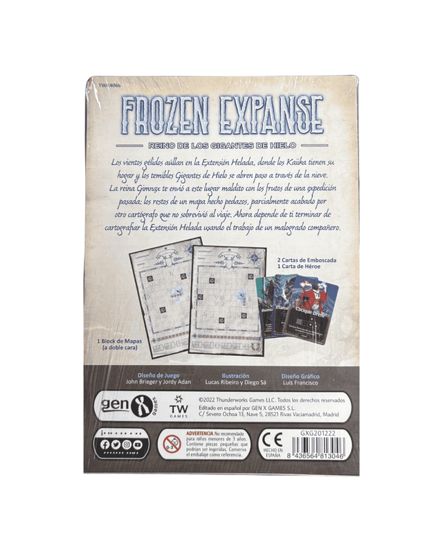 Portada de Cartografos Mapa 4 Frozen Expanse Expansion