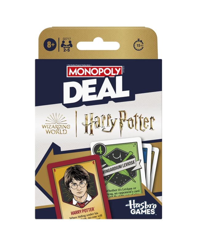 Portada de Monopoly Deal: Harry Potter