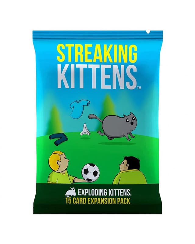 Portada de Exploding Kittens Streaking Kittens Expansion
