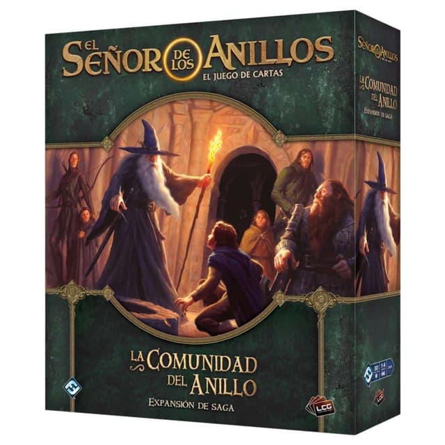 Portada de El Señor de los Anillos LCG La Comunidad del Anillo