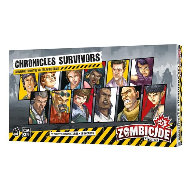 Portada de Zombicide Segunda Edición Chronicles Survivor Set