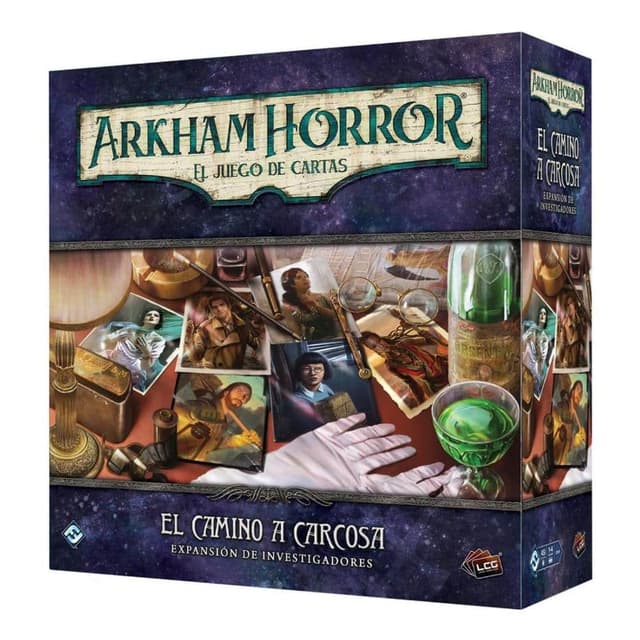 Portada de Arkham Horror LCG: El camino a Carcosa Expansión Investigadores