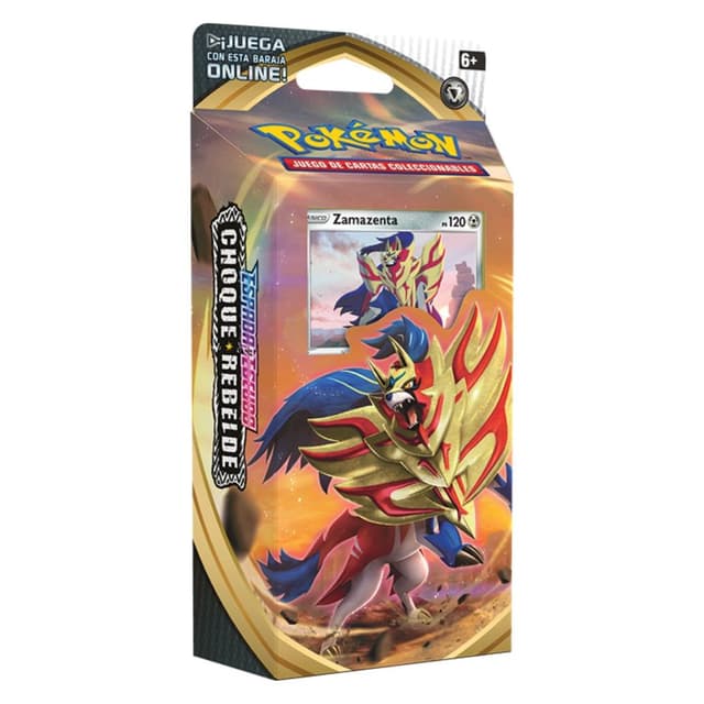 Portada de Pokémon Espada y Escudo Choque Rebelde Zamazenta