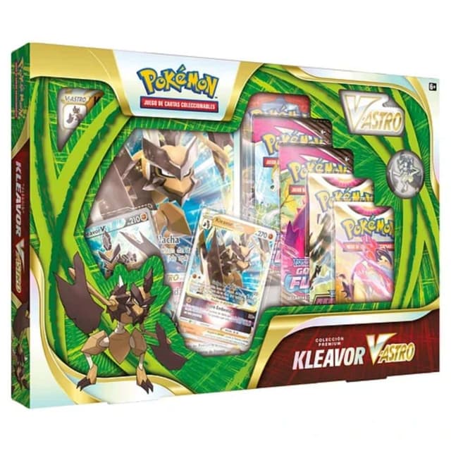 Portada de Pokémon Kleavor Vstar colección Premium Español