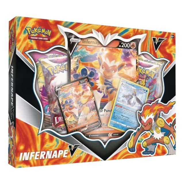 Portada de Infernape V Box Pokémon Español