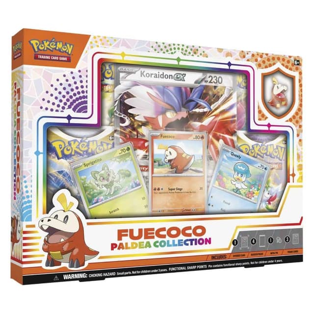 Portada de Paldea Pin Collection Fuecoco Español