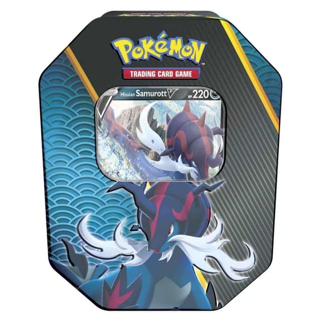 Portada de Pokémon Divergent Powers 2022 Summer Tin Samurott Español