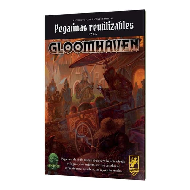 Portada de Gloomhaven Removable Stickers