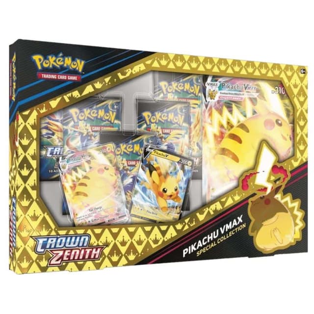Portada de Pokémon Crown Zenith Pikachu Special Collection VMAX Inglés
