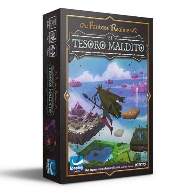 Portada de Fantasy Realms Expansión Tesoro Maldito