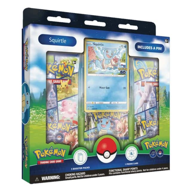 Portada de Pokémon Go Pin Collection Squirtle Inglés