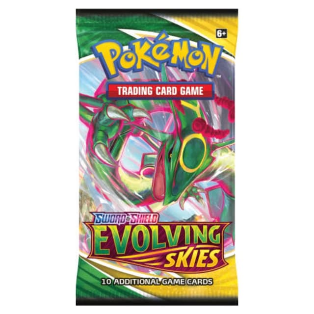 Portada de Pokémon Evolving Skies Sobre Inglés