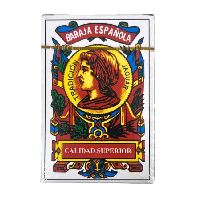 Portada de Naipe Jaguar Español Negro