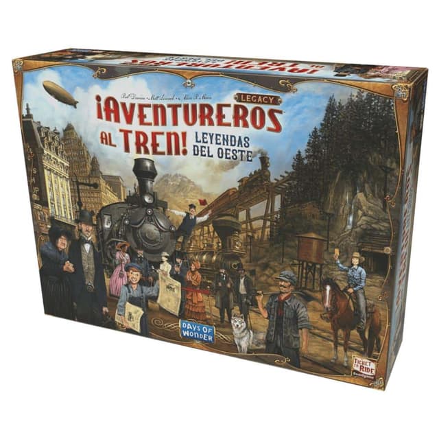 Portada de Aventureros al Tren Legacy Leyendas del Oeste