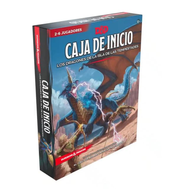 Portada de Dungeons and Dragons Caja de Inicio – Los Dragones de la Isla de las Tempestades