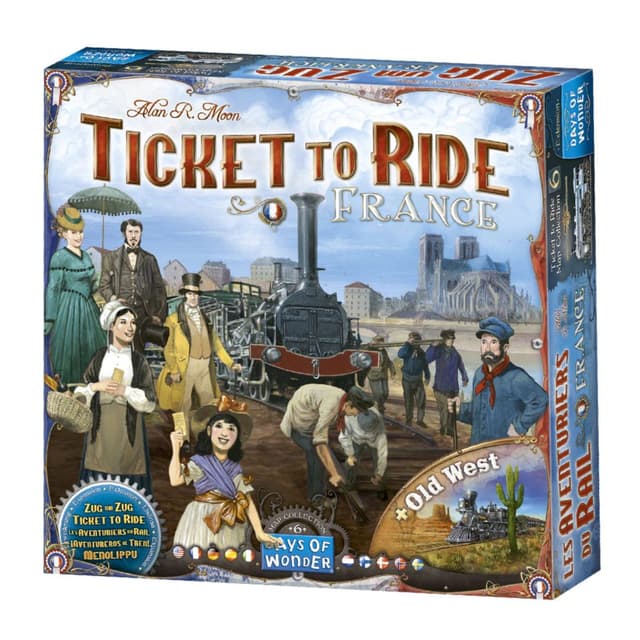 Portada de ¡Aventureros al Tren! Francia y El Viejo Oeste