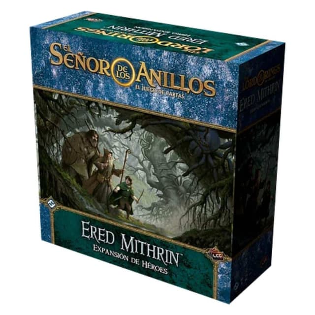 Portada de El Señor de los Anillos LCG: Ered Mithrin Expansión de Héroes
