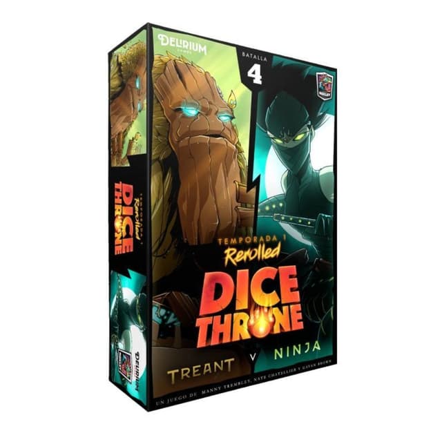 Portada de Dice Throne 4 Ninja vs Treant