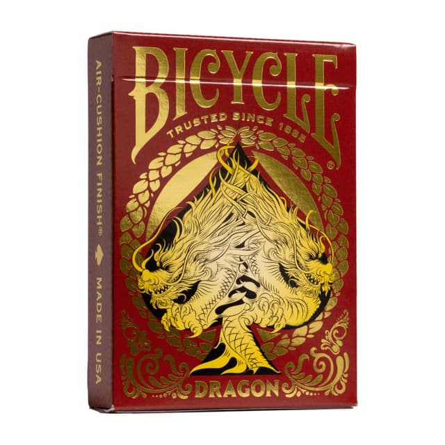Portada de Naipe Bicycle Red Dragon