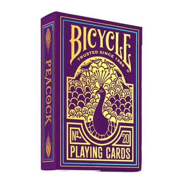Portada de Naipe Bicycle Purple Peacock