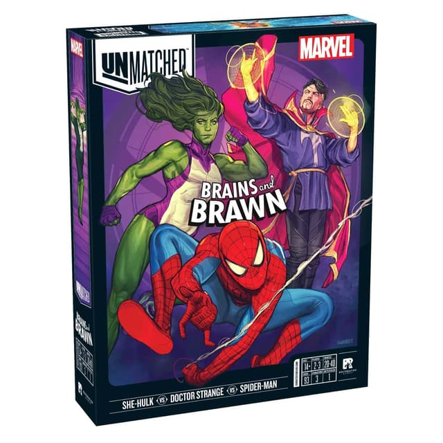 Portada de Unmatched Marvel Brains & Brawn Inglés