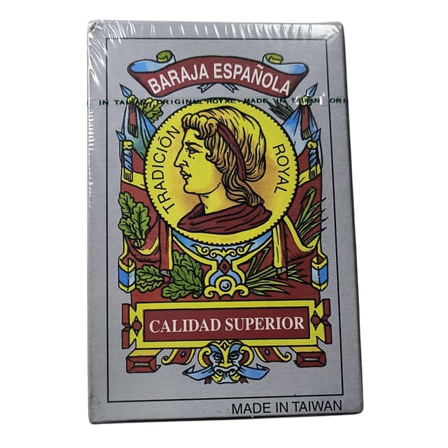 Portada de Naipe Royal Baraja Española Roja