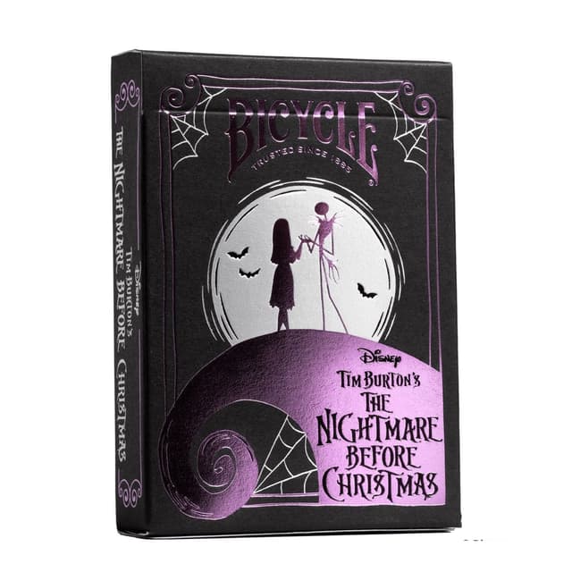 Portada de Naipe Bicycle The Nightmare Before Christmas (El Extraño Mundo de Jack)